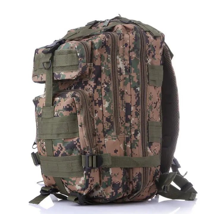 Sac à dos tactique d'expédition 20L - 25L en nylon 1000D pour le bushcraft et la survie "Greencity - 3P Tactical" - Planète Rando
