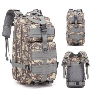 Sac à dos tactique d'expédition 20L - 25L en nylon 1000D pour le bushcraft et la survie "Greencity - 3P Tactical" - Planète Rando