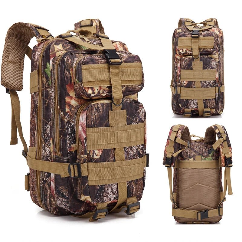 Sac à dos tactique d'expédition 20L - 25L en nylon 1000D pour le bushcraft et la survie "Greencity - 3P Tactical" - Planète Rando