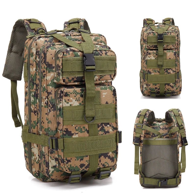 Sac à dos tactique d'expédition 20L - 25L en nylon 1000D pour le bushcraft et la survie "Greencity - 3P Tactical" - Planète Rando