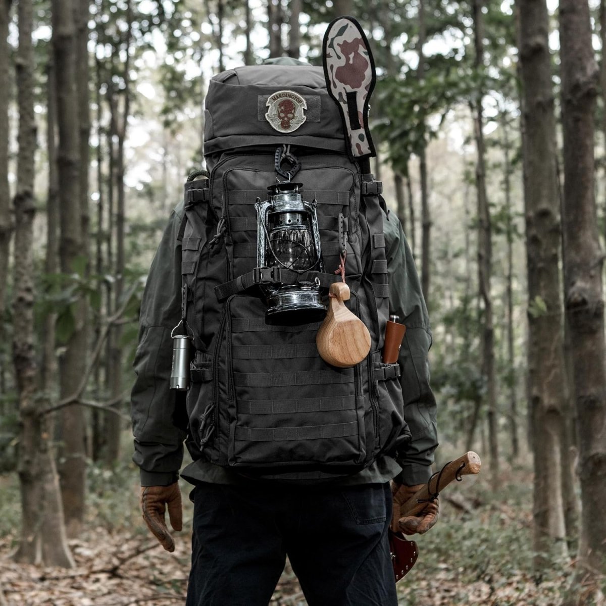 Sac à dos tactique grande capacité 75L avec MOLLE systeme "Mardingtop - M6312" - Planète Rando