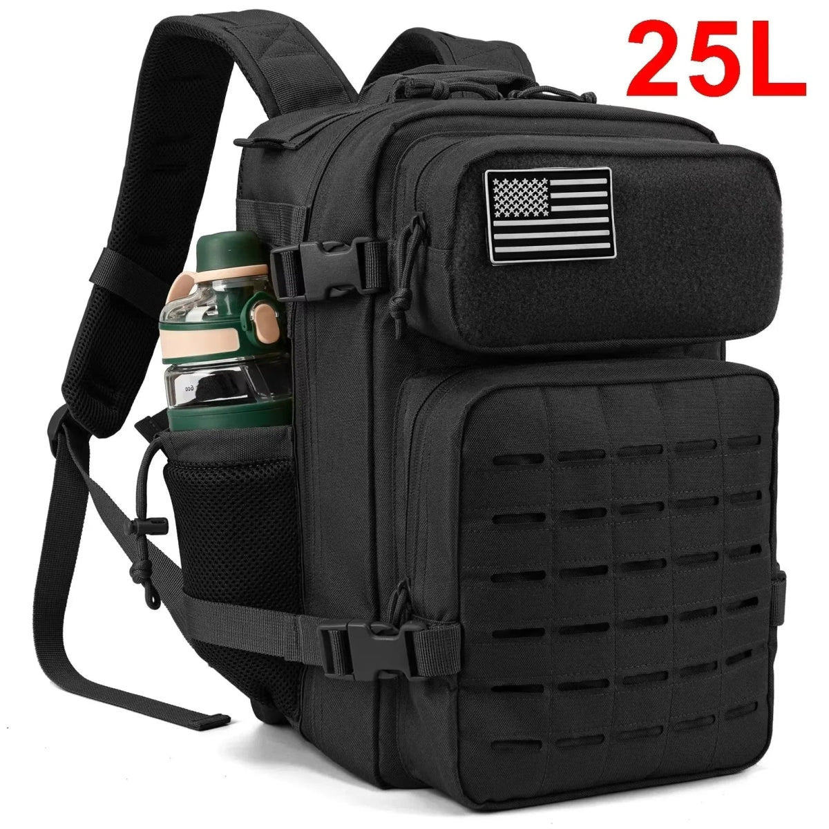 Sac à dos tactique militaire, buschraft ou paintball 25L "LQArmy - A12" - Planète Rando