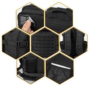 Sac à dos tactique militaire, buschraft ou paintball 25L "LQArmy - A12" - Planète Rando