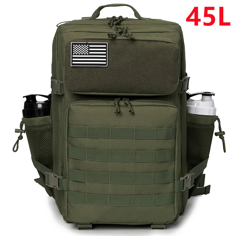 Sac à dos tactique militaire, buschraft ou paintball 45L "LQArmy - A15" - Planète Rando