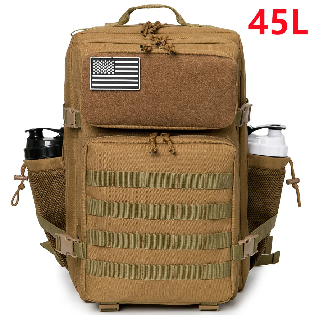 Sac à dos tactique militaire, buschraft ou paintball 45L "LQArmy - A15" - Planète Rando