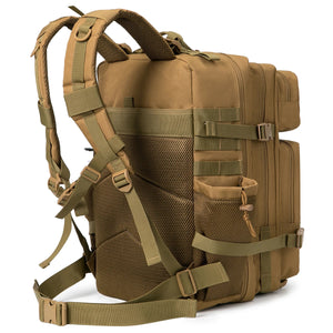 Sac à dos tactique militaire, buschraft ou paintball 45L "LQArmy - A15" - Planète Rando