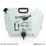 Sac à eau pliable 8L "Bisinna - Water Storage bag" - Planète Rando