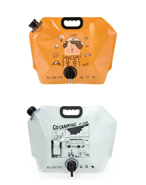 Sac à eau pliable 8L "Bisinna - Water Storage bag" - Planète Rando