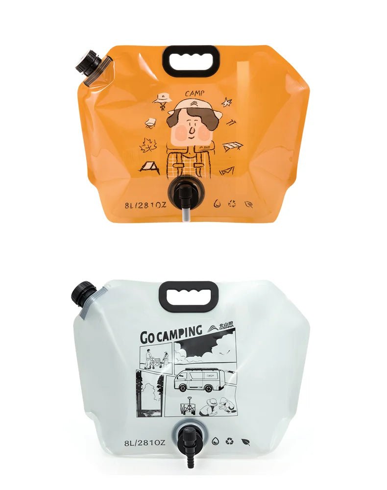 Sac à eau pliable 8L "Bisinna - Water Storage bag" - Planète Rando