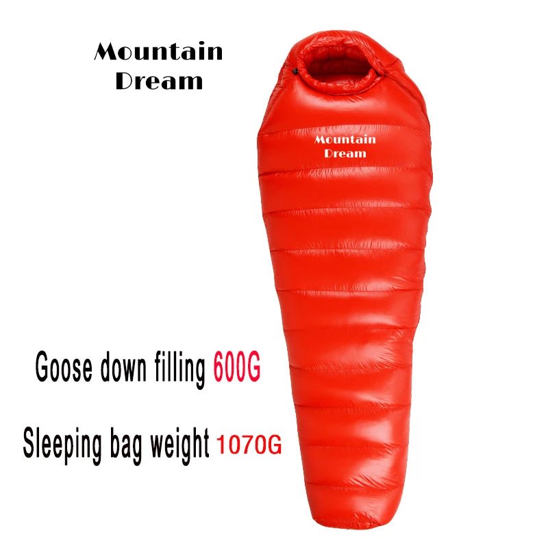 Sac de couchage momie en duvet d'oie 95% 800FP [+2C° confort] jusqu'à [ - 15°C confort] "Mountain Dream - Fill series 3 saisons" - Planète Rando