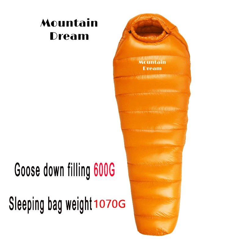 Sac de couchage momie en duvet d'oie 95% 800FP [+2C° confort] jusqu'à [ - 15°C confort] "Mountain Dream - Fill series 3 saisons" - Planète Rando
