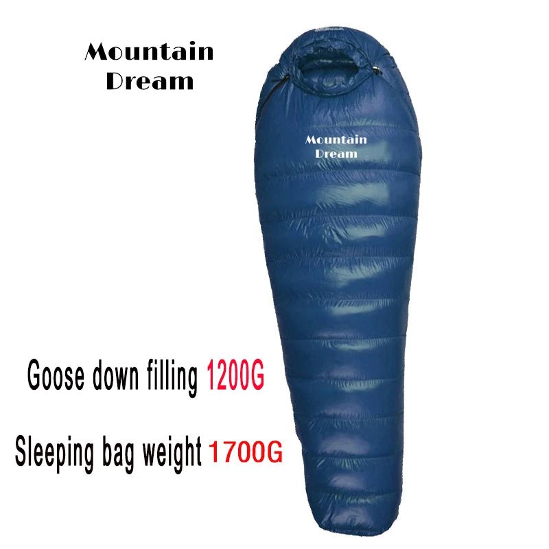 Sac de couchage momie en duvet d'oie 95% 800FP [+2C° confort] jusqu'à [ - 15°C confort] "Mountain Dream - Fill series 3 saisons" - Planète Rando
