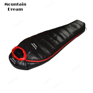 Sac de couchage momie en duvet d'oie 95% 800FP [+2C° confort] jusqu'à [ - 15°C confort] "Mountain Dream - Fill series Extended" - Planète Rando