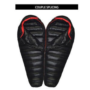 Sac de couchage momie en duvet d'oie 95% 800FP hiver [ - 15C° confort] jusqu'à [ - 30°C confort] "Mountain Dream - Fill series Hiver" - Planète Rando