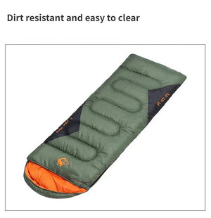 Sac de couchage synthétique imperméable jusqu'à - 5°C confort "JUNGLEKING - CY0904" - Planète Rando