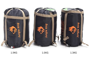 Sac de couchage synthétique imperméable jusqu'à - 5°C confort "JUNGLEKING - CY0904" - Planète Rando