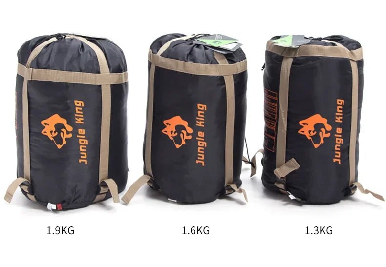 Sac de couchage synthétique imperméable jusqu'à - 5°C confort "JUNGLEKING - CY0904" - Planète Rando