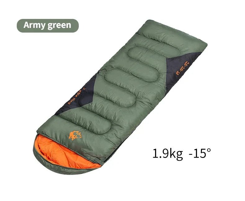 Sac de couchage synthétique imperméable jusqu'à - 5°C confort "JUNGLEKING - CY0904" - Planète Rando