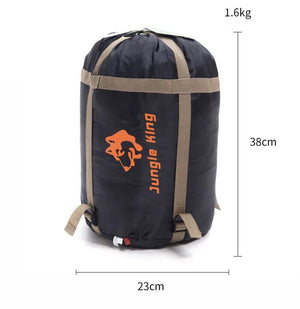 Sac de couchage synthétique imperméable jusqu'à - 5°C confort "JUNGLEKING - CY0904" - Planète Rando