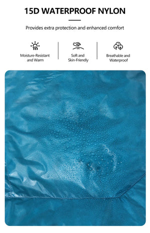 Sac de couchage ultralight en duvet de canard 800 FP & nylon imperméable RDS "Widesea - DS Series" - Planète Rando