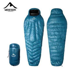 Sac de couchage ultralight en duvet de canard 800 FP & nylon imperméable RDS "Widesea - DS Series" - Planète Rando