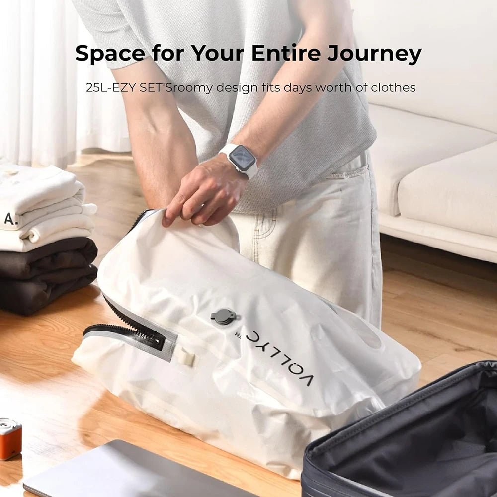 Sac de rangement sous vide de 25L en nylon imperméable et indéchirable "Flextailgear - VOLLYC EZYPACK" - Planète Rando