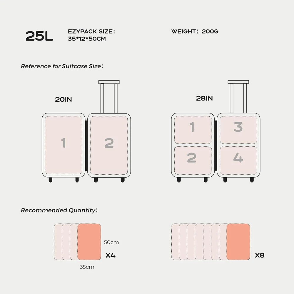 Sac de rangement sous vide de 25L en nylon imperméable et indéchirable "Flextailgear - VOLLYC EZYPACK" - Planète Rando