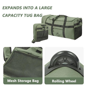 Sac de voyage / transport à roulettes 88L "Naturehike - NH21LX003" - Planète Rando