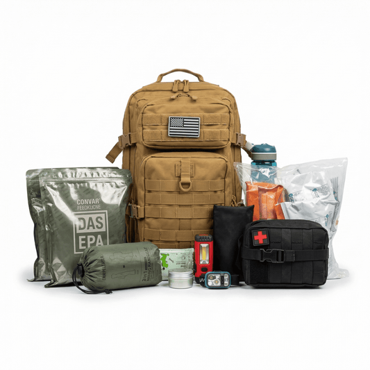 Sac d'évacuation / kit de secours 48H - 72H pour 1 personne "Planète - Rando - Survie Confort" - Planète Rando