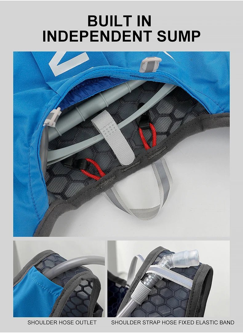 Sac d'hydratation 5L enfants / femmes pour la course à pied 180g "Outdoor Inoxto - PB585" - Planète Rando