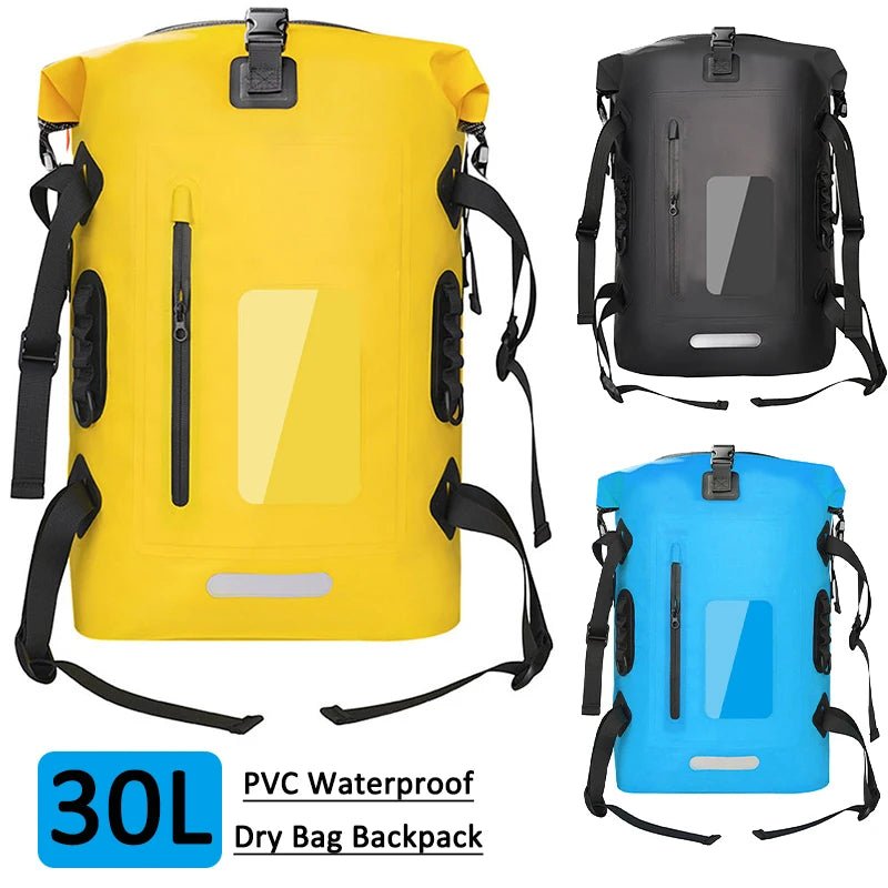 Sac étanche / drybag IP65 en PVC 500D pour les sports d'eau 30L "Hike Mount - Drift Bag" - Planète Rando