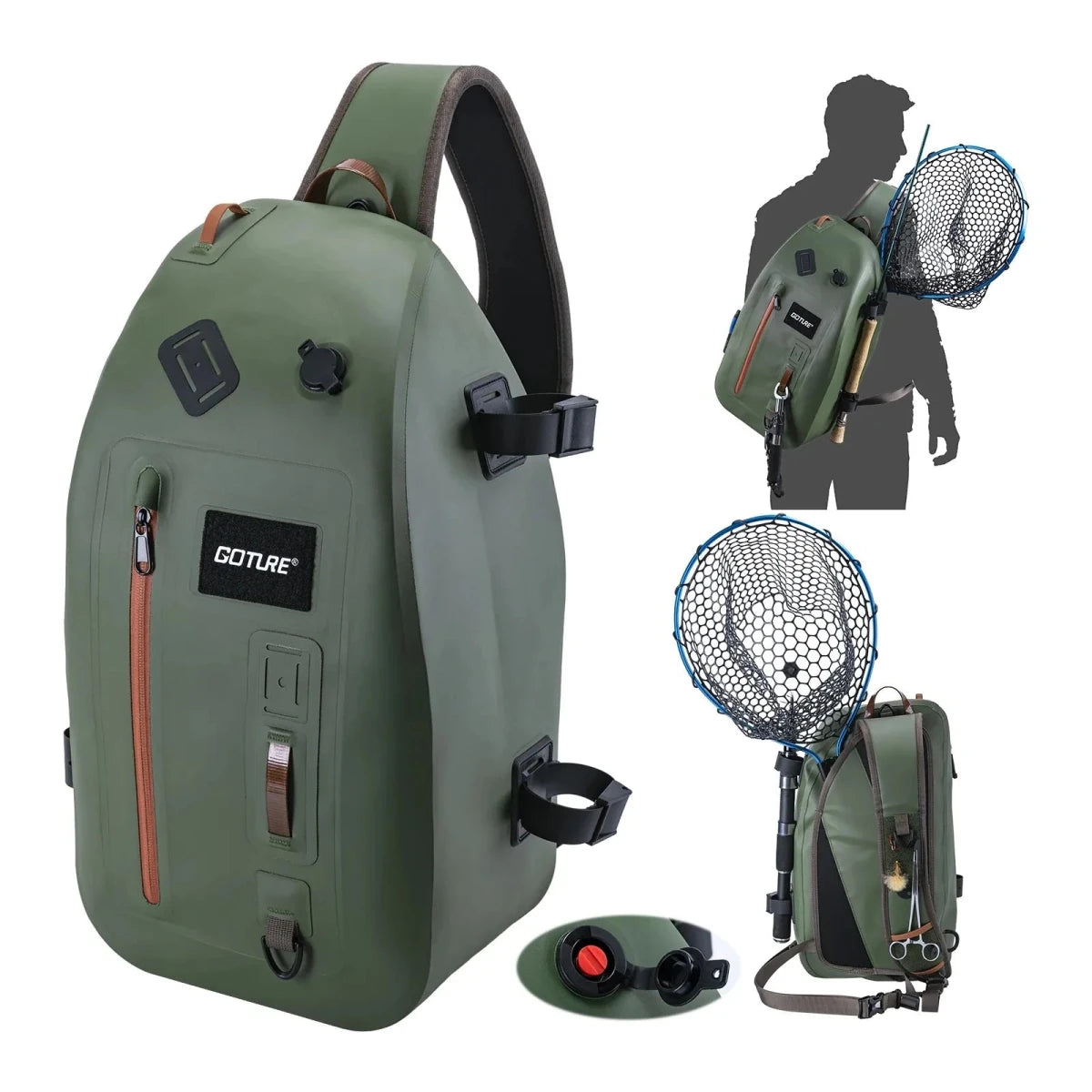 Sac multifonction étanche IPX8 pour l'observation et la pêche 13L "Goture - E11867" - Planète Rando
