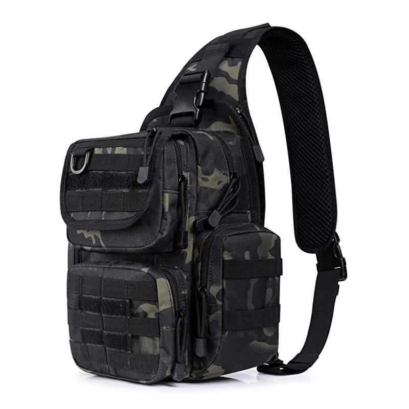 Sacoche bandoulière / poitrine tactique avec system Molle "Scione - XA291A" - Planète Rando