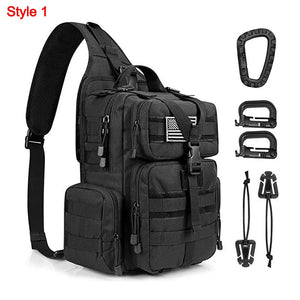 Sacoche bandoulière / poitrine tactique avec system Molle "Scione - XA291A" - Planète Rando
