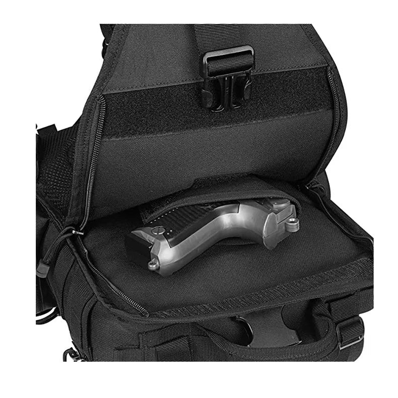 Sacoche bandoulière / poitrine tactique avec system Molle "Scione - XA291A" - Planète Rando