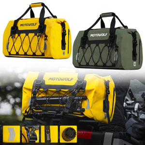 Sacoche de selle arrière de moto / vélo de 40L à 90L "MotoWolf - MTW Series" - Planète Rando