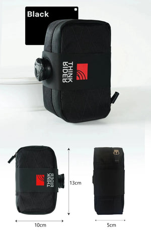 Sacoche de selle / trousse à outils arrière portable VTT/vélo de route 500ML "ThinkRider - Waterproof Tail Bag" - Planète Rando