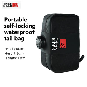 Sacoche de selle / trousse à outils arrière portable VTT/vélo de route 500ML "ThinkRider - Waterproof Tail Bag" - Planète Rando