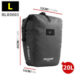 Sacoche de vélo de 6L à 25L sur porte - bagage 100% imperméable "Rhinowalk - Traveler series" - Planète Rando