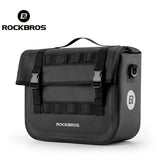 Sacoche de vélo multifonctionnelle 100% imperméable sur porte - bagage 15L "ROCKBROS - AS127" - Planète Rando