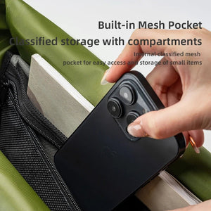 Sacoche de vélo multifonctionnelle 100% imperméable sur porte - bagage 15L "ROCKBROS - AS127" - Planète Rando