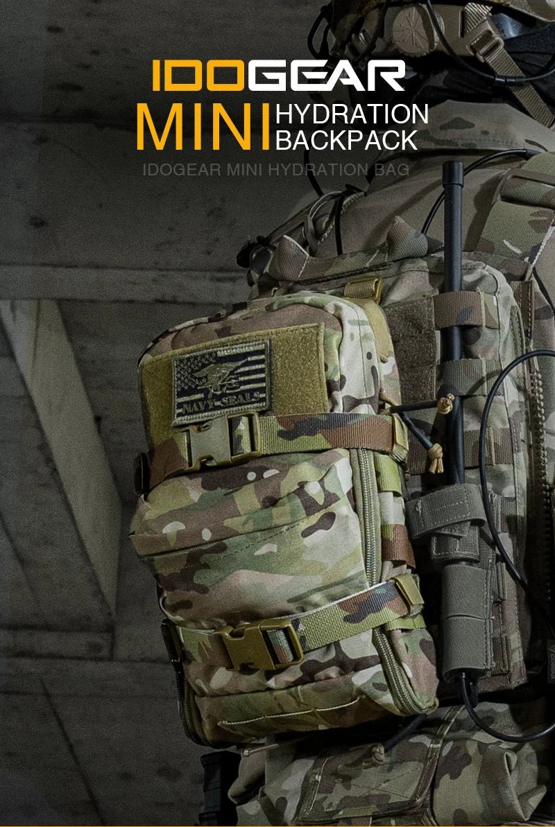 Sacoche d'hydratation tactique avec passant MOLLE "Idogear - IG - BG3530" - Planète Rando