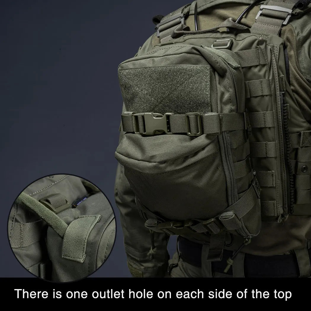 Sacoche d'hydratation tactique avec passant MOLLE "Idogear - IG - BG3530" - Planète Rando