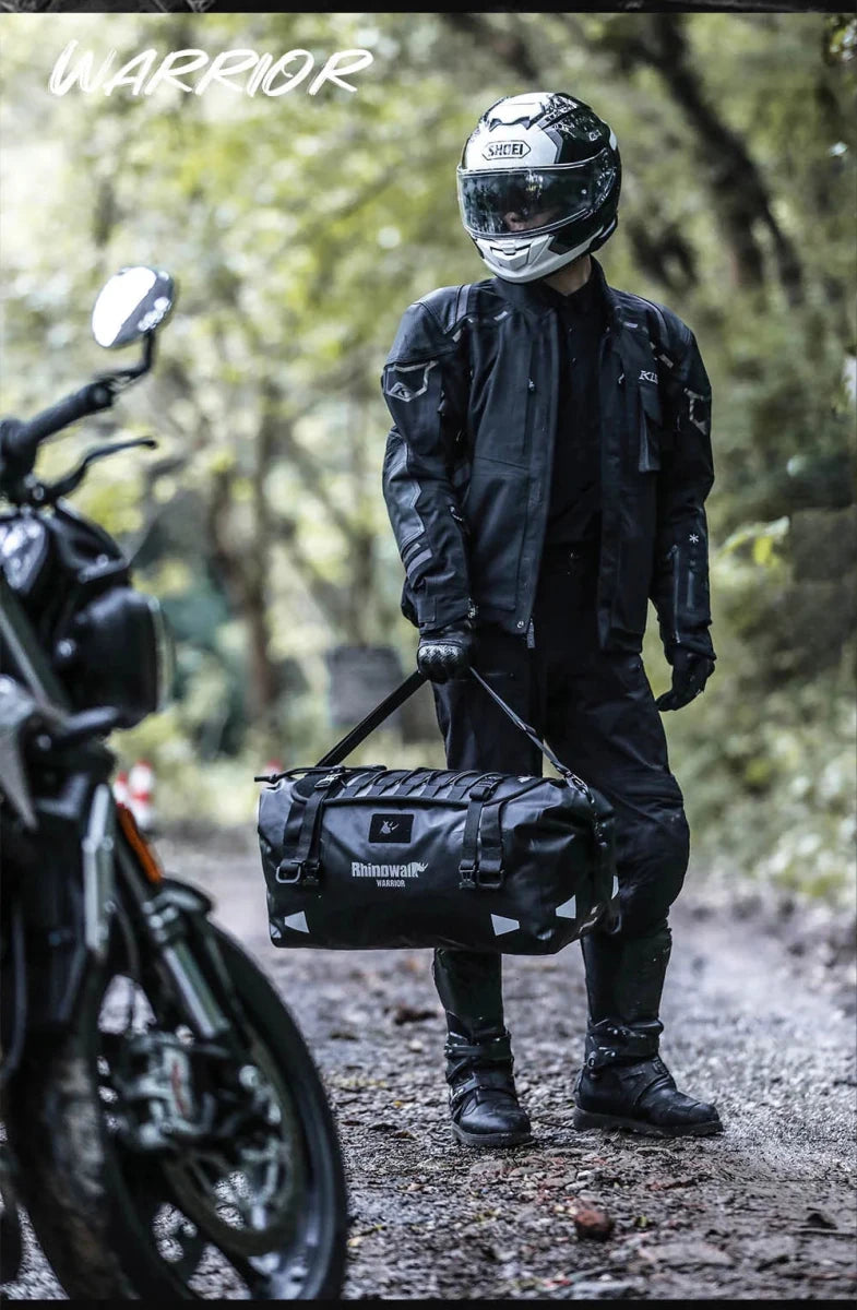 Sacoche latérale étanche de selle / porte - bagage 20L/40L/65L "Rhinowalk - "Warrior" - Planète Rando