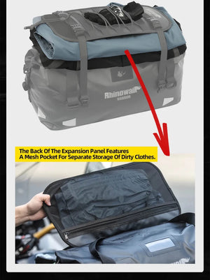 Sacoche latérale étanche de selle / porte - bagage 20L/40L/65L "Rhinowalk - "Warrior" - Planète Rando