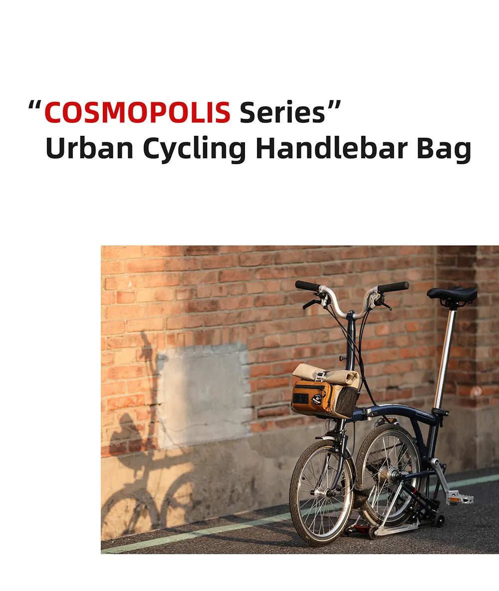 Sacoche / panier guidon pour vélo à fixation rapide 4L "Rhinowalk - Cosmopolis BCT0201" - Planète Rando