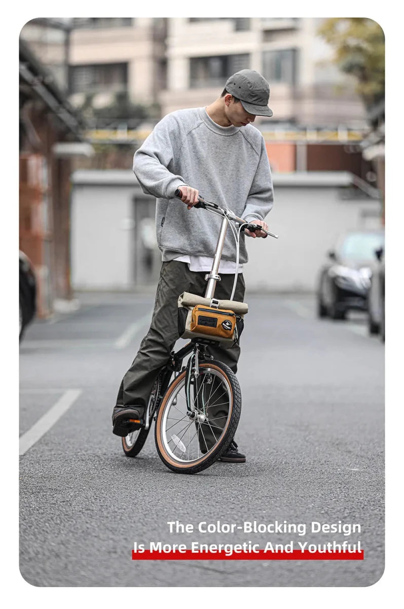 Sacoche / panier guidon pour vélo à fixation rapide 4L "Rhinowalk - Cosmopolis BCT0201" - Planète Rando