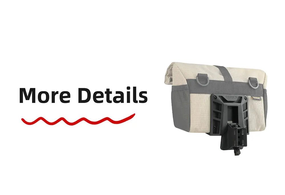Sacoche / panier guidon pour vélo à fixation rapide 4L "Rhinowalk - Cosmopolis BCT0201" - Planète Rando