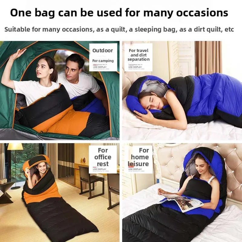 Sacs de couchage synthétique chauffant avec alimentation USB "DAWN TRIP - DM500" - Planète Rando