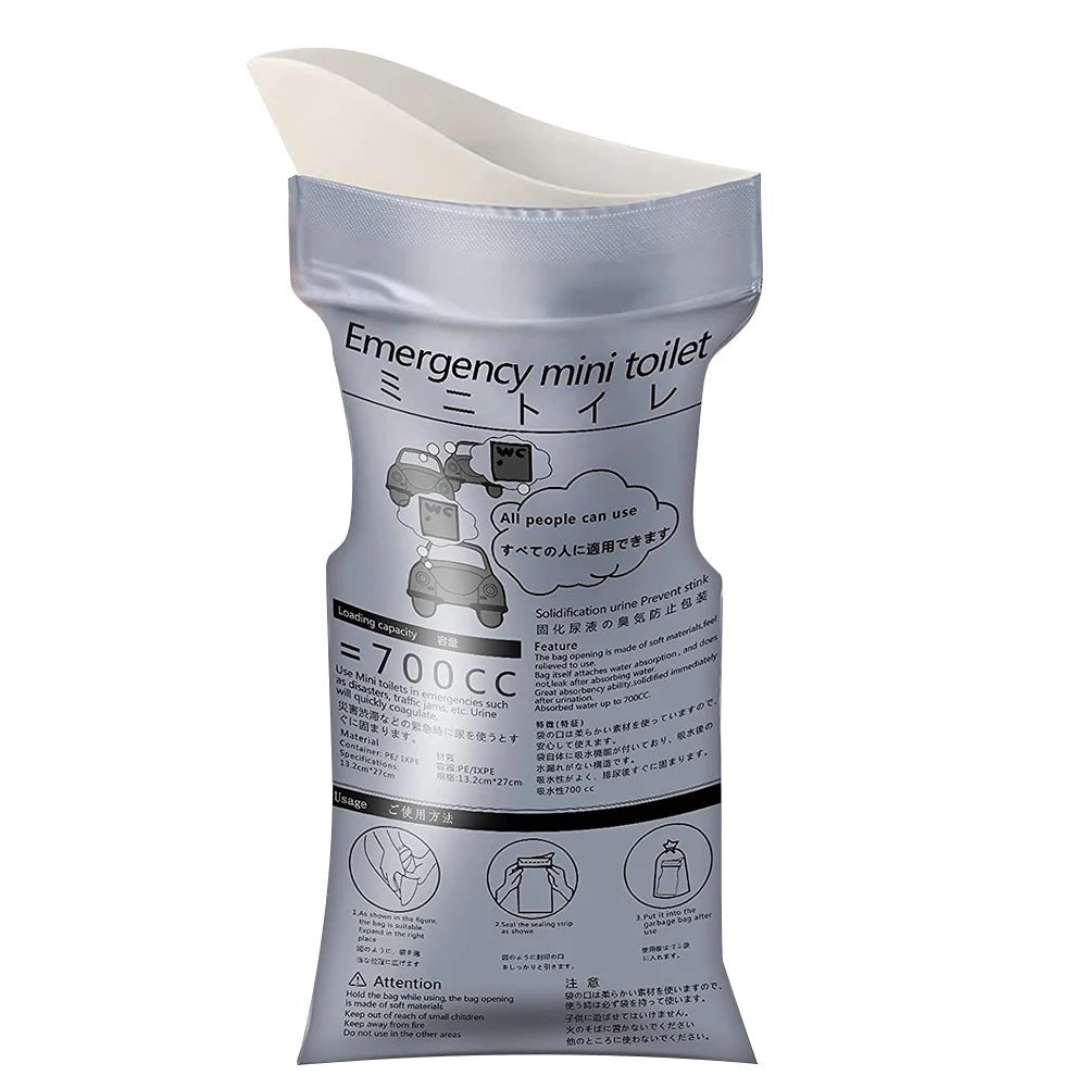 Sacs d'urine d'urgence / mini - toilette mobile de plein air "47 Outdoor - Emergency mini toilet" - Planète Rando
